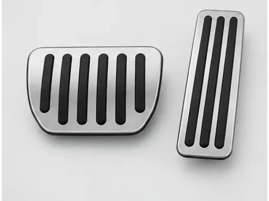 Brushed Metal Pedal Cover Set