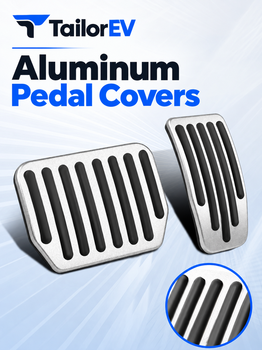 Tesla Aluminum Brake & Accelerator Pedal Covers