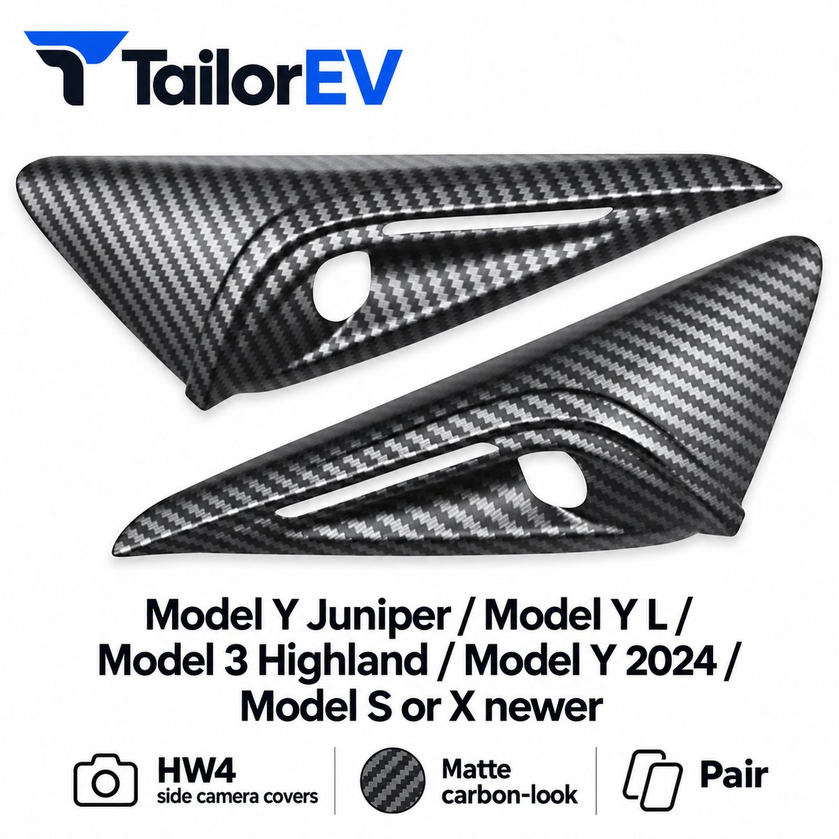 Tesla Side Camera Protective Covers & Bundles — photo 7