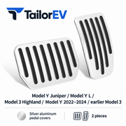 Tesla Aluminum Brake & Accelerator Pedal Covers