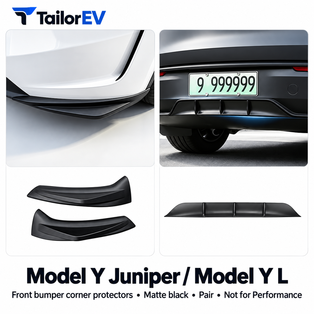 Tesla Front Bumper Corner Protectors — photo 7