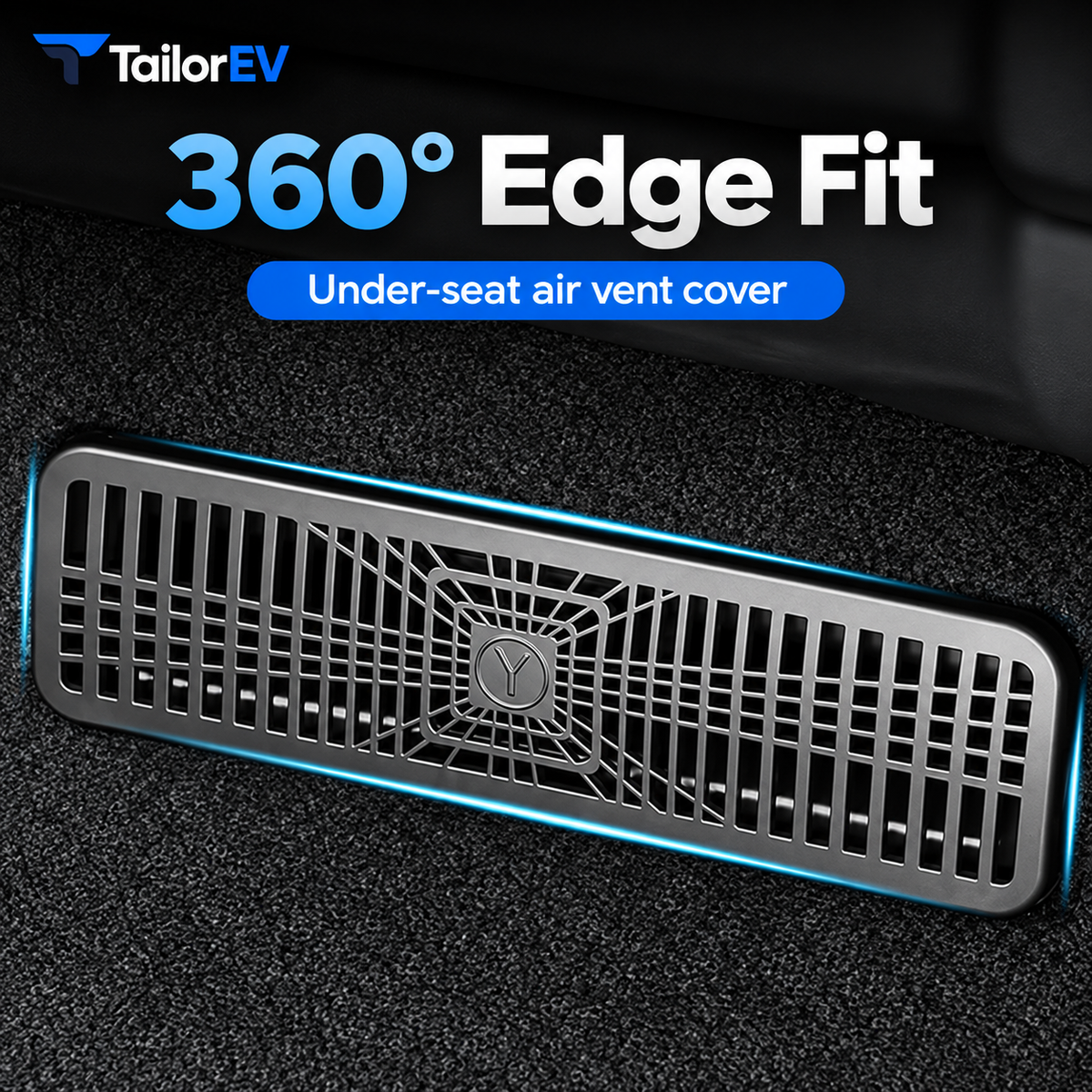 Tesla Under-Seat Air Vent Covers — photo 3