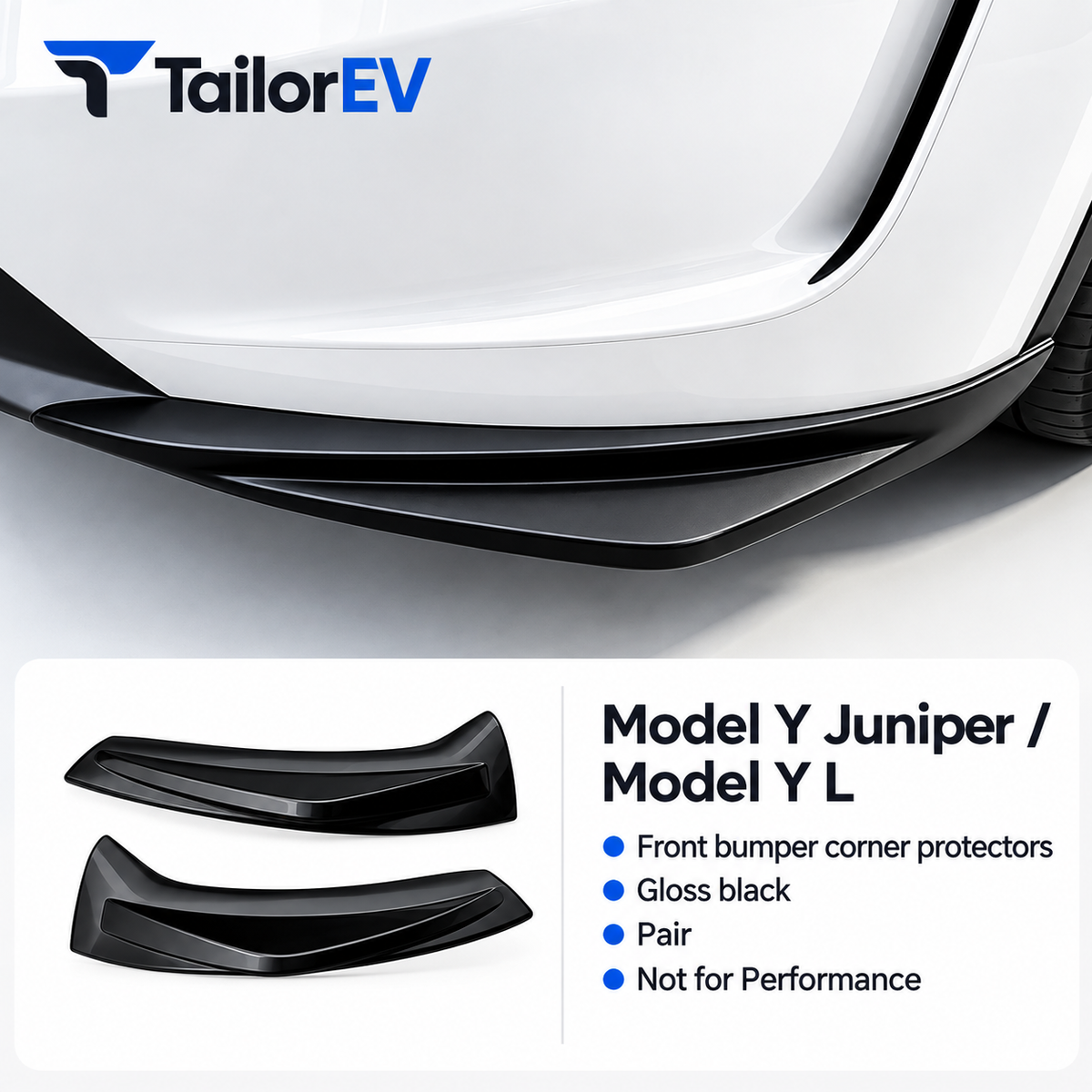 Tesla Front Bumper Corner Protectors — photo 9