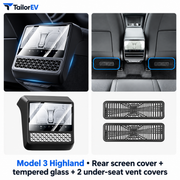 Tesla Rear Passenger Screen Integrated Protective Cover