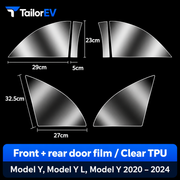 Tesla Door Handle, Door Cup & Door Protection Film