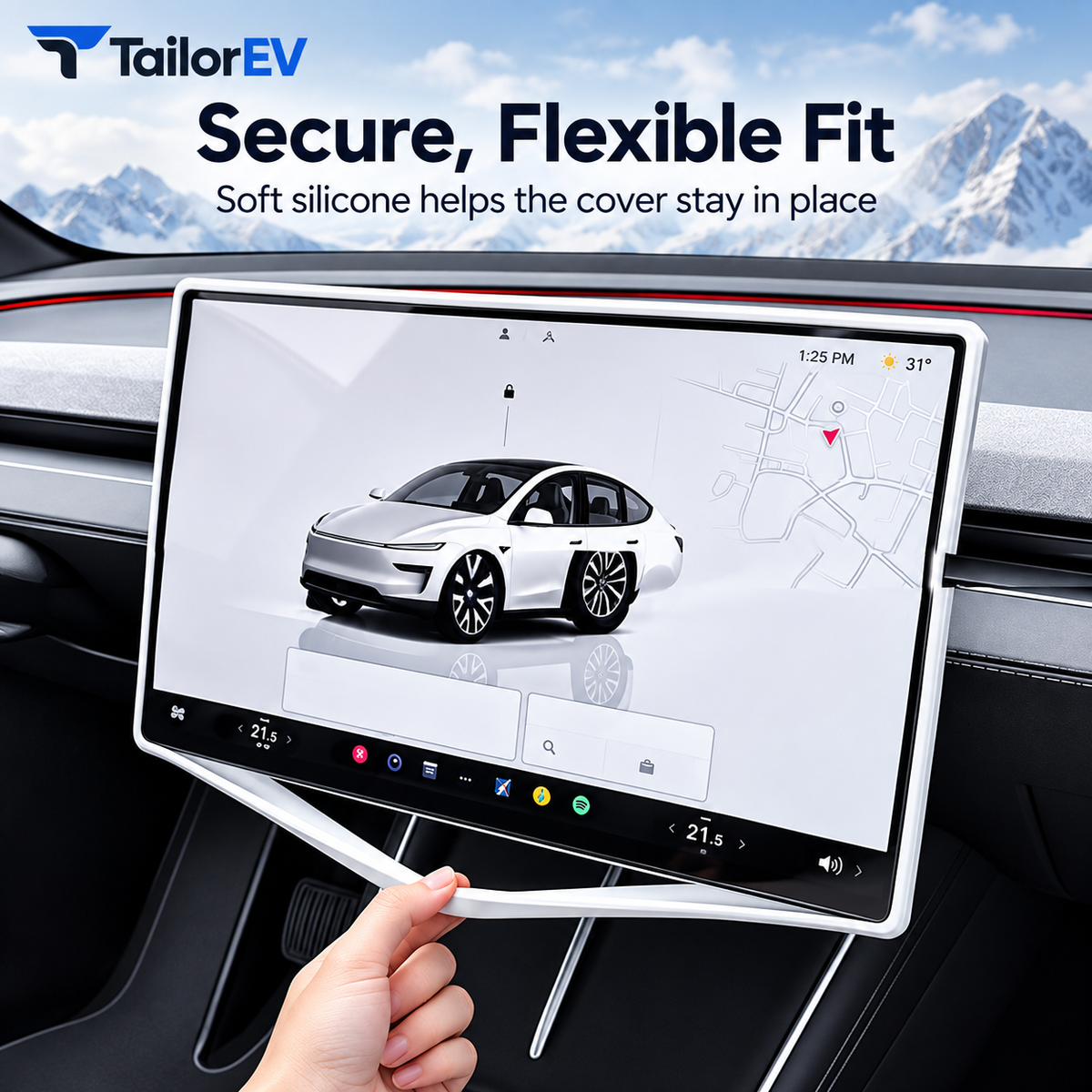 Tesla 16-inch Center Screen Protective Cover for Model Y and Model Y L — photo 4