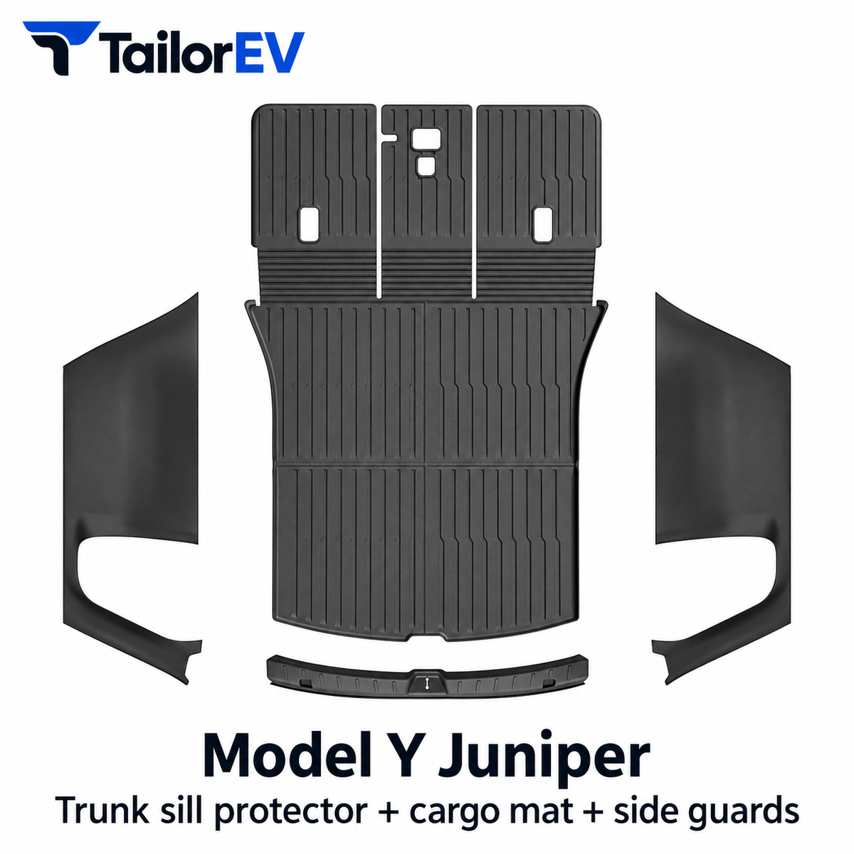 Tesla Rear Trunk Sill Protector & Cargo Bundles — photo 10