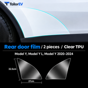 Tesla Door Handle, Door Cup & Door Protection Film