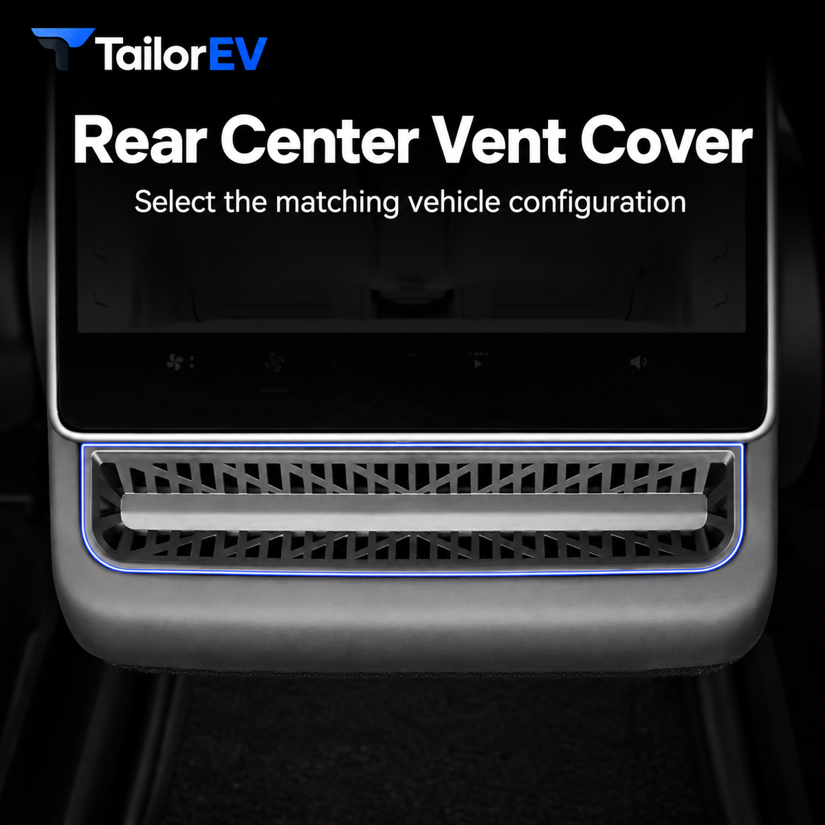 Tesla Under-Seat Air Vent Covers — photo 5