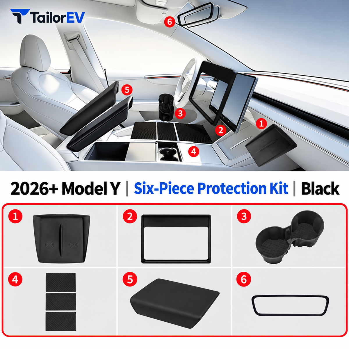 Tesla 16-inch Center Screen Protective Cover for Model Y and Model Y L — photo 11