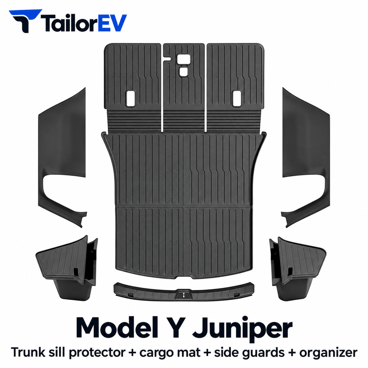 Tesla Rear Trunk Sill Protector & Cargo Bundles — photo 11