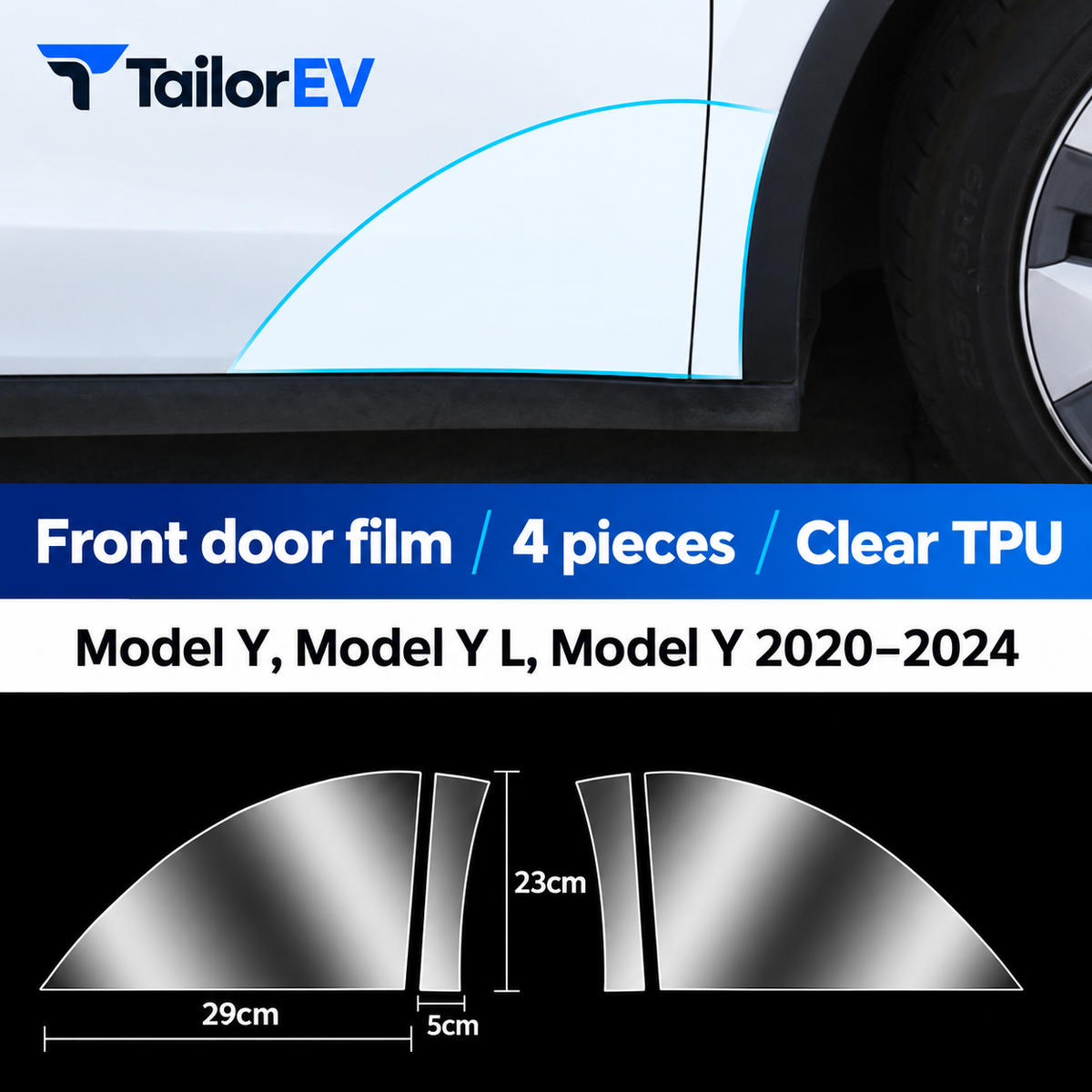 Tesla Door Handle, Door Cup & Door Protection Film — photo 11
