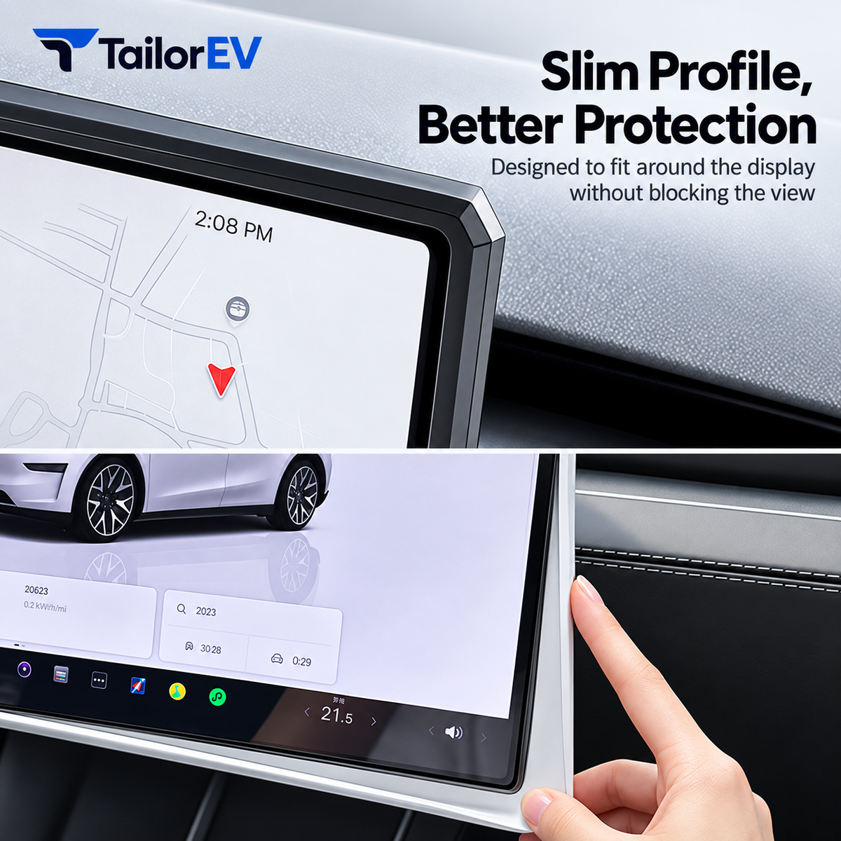 Tesla 16-inch Center Screen Protective Cover for Model Y and Model Y L — photo 6