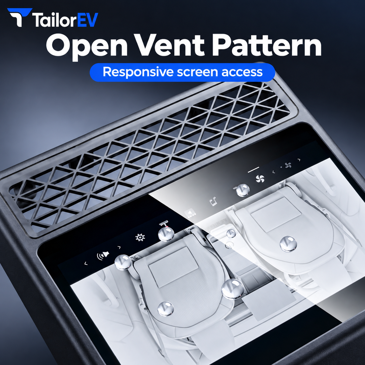 Tesla Rear Passenger Screen Integrated Protective Cover — photo 6