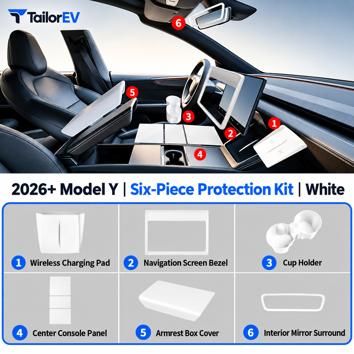 Tesla 16-inch Center Screen Protective Cover for Model Y and Model Y L — photo 12