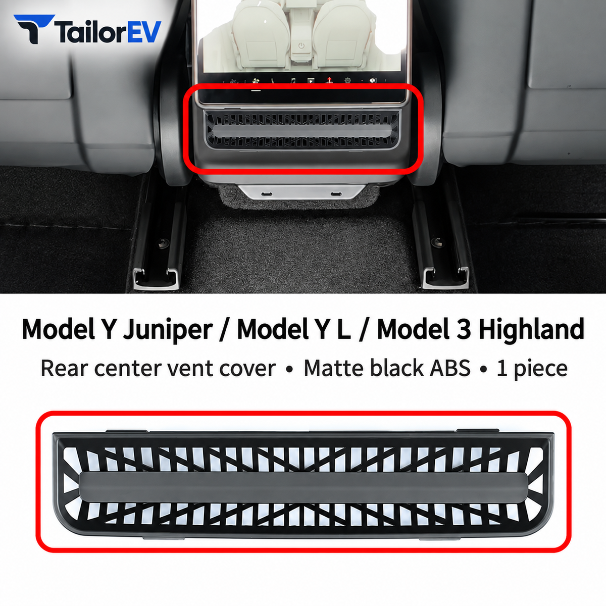Tesla Under-Seat Air Vent Covers — photo 12