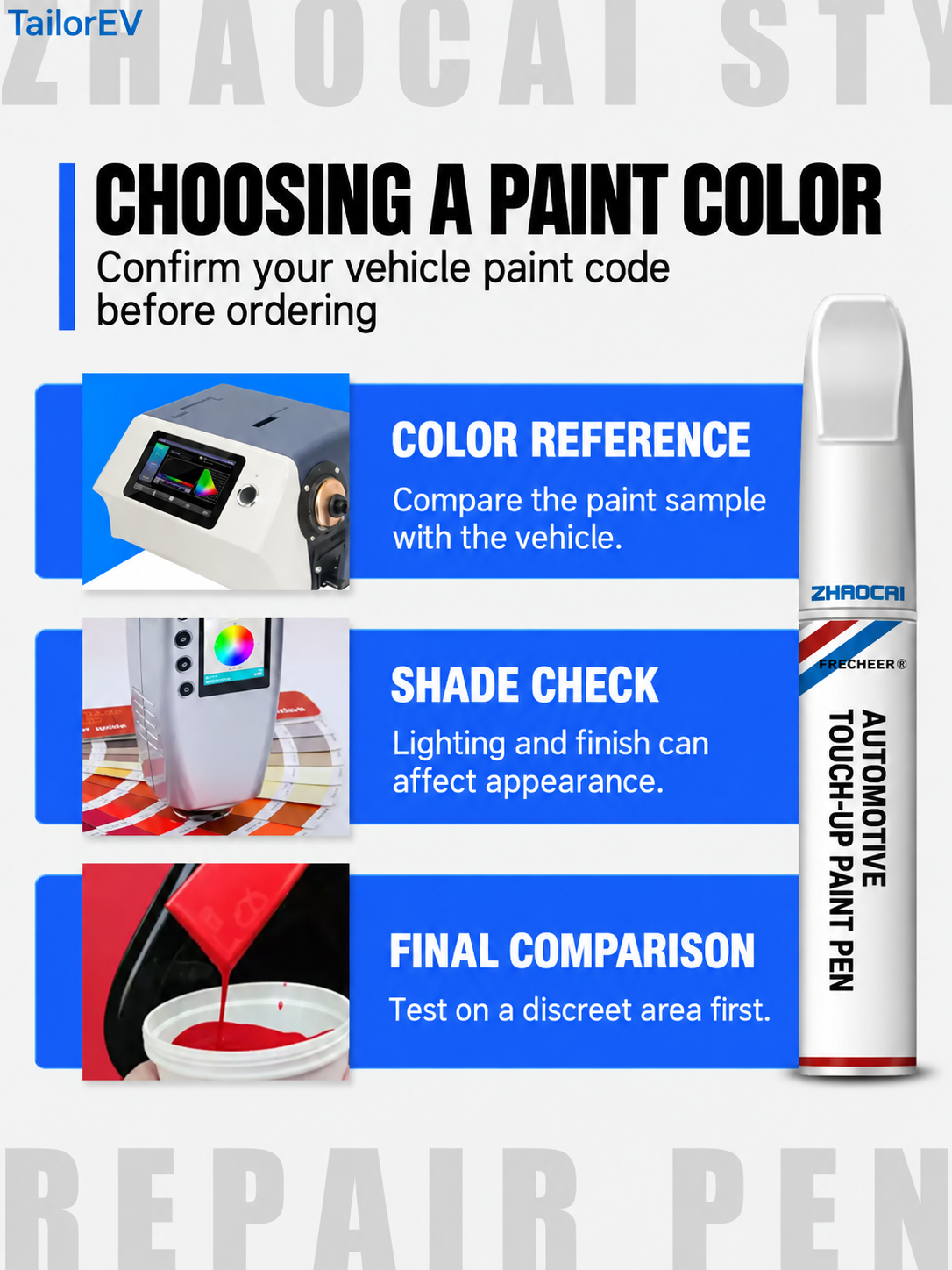 Tesla Model Y & Model 3 Touch-Up Paint Pen & Scratch Repair Kit — photo 9