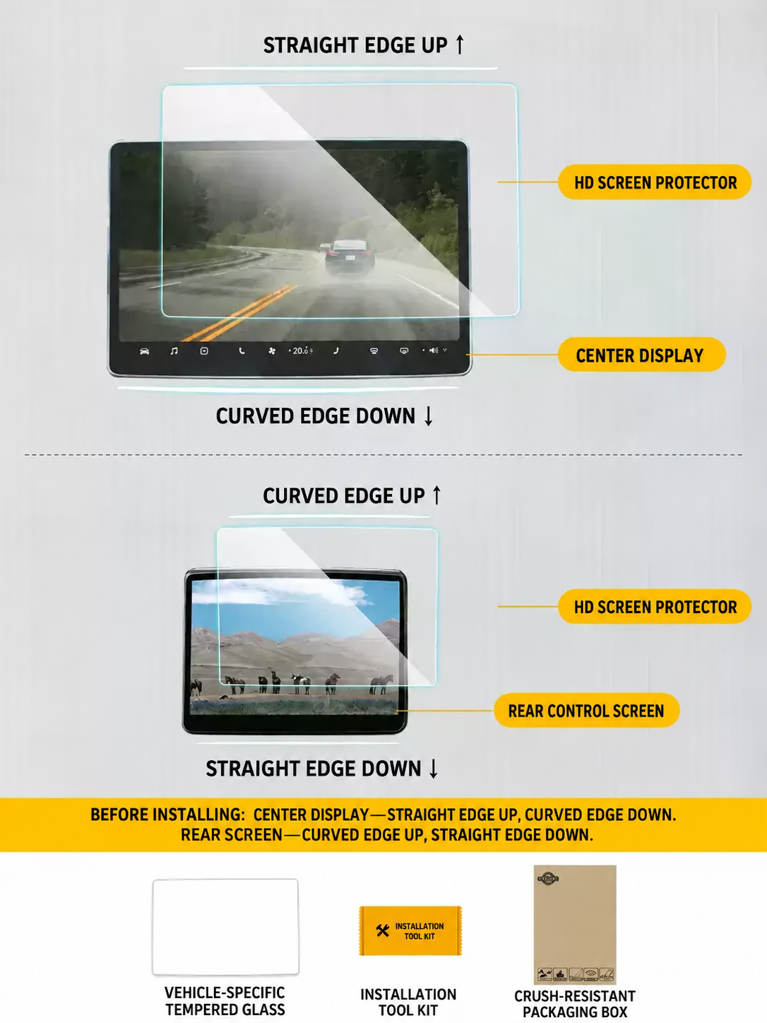 HD Tempered Glass Screen Protector Set — photo 6