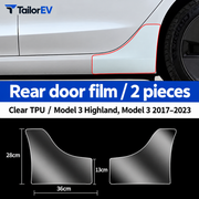 Tesla Door Handle, Door Cup & Door Protection Film