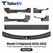 Tesla Rear Trunk Sill Protector & Cargo Bundles
