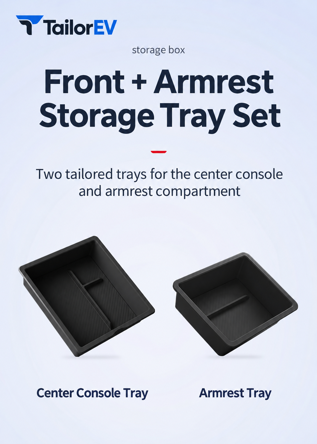 Tesla Model Y / Model Y L / Model 3 Center Console Organizer & Tray Bundles — photo 31