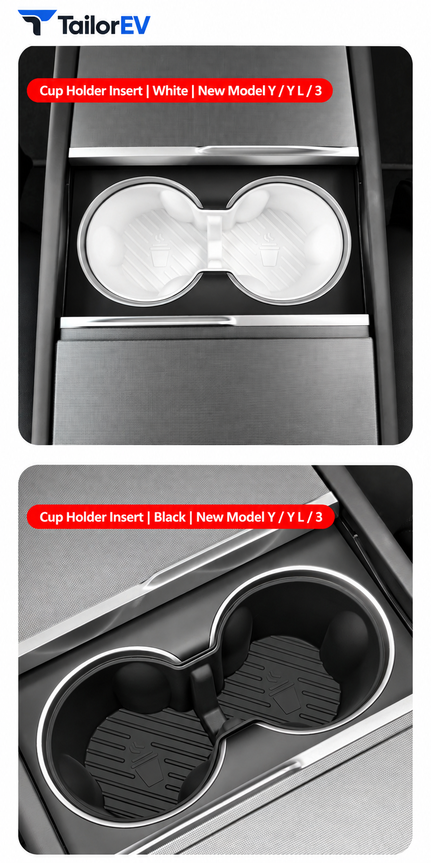 Tesla Model Y / Model Y L / Model 3 Center Console Organizer & Tray Bundles — photo 36