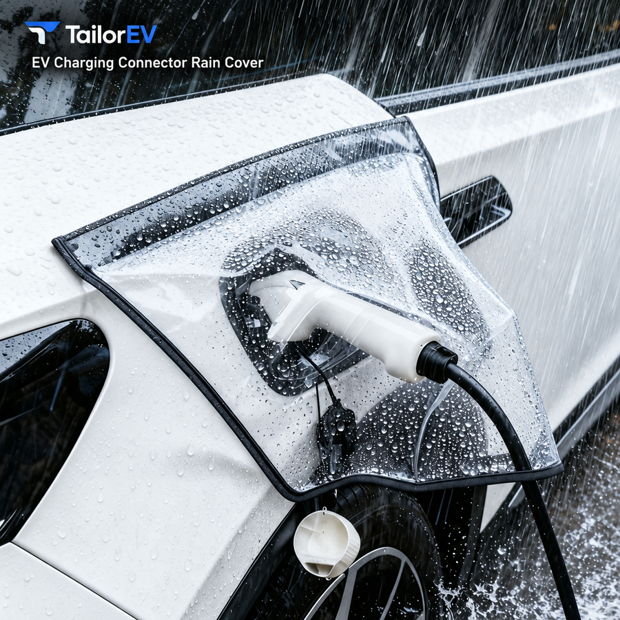 EV Charging Connector Rain Cover for Tesla Models