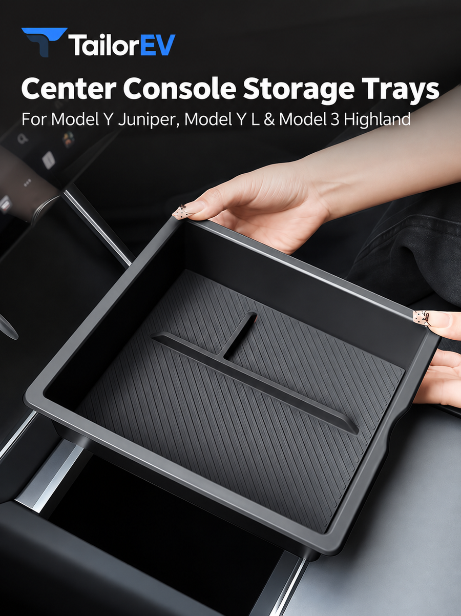 Tesla Model Y / Model Y L / Model 3 Center Console Organizer & Tray Bundles