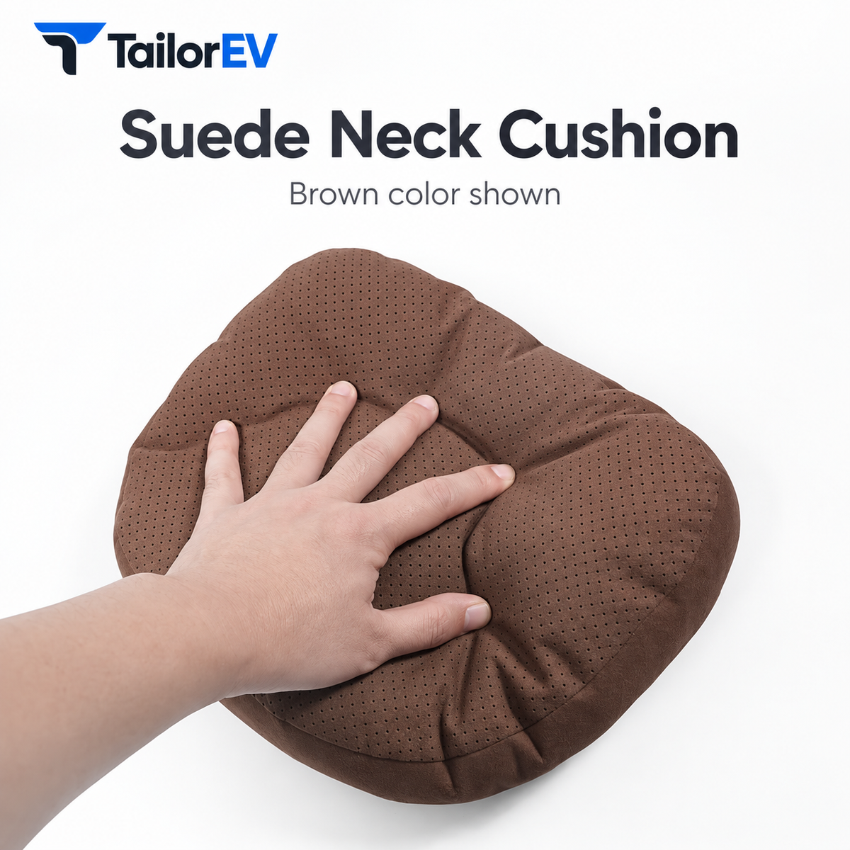 Tesla Suede Headrest, Lumbar Cushion & Travel Blanket — photo 2