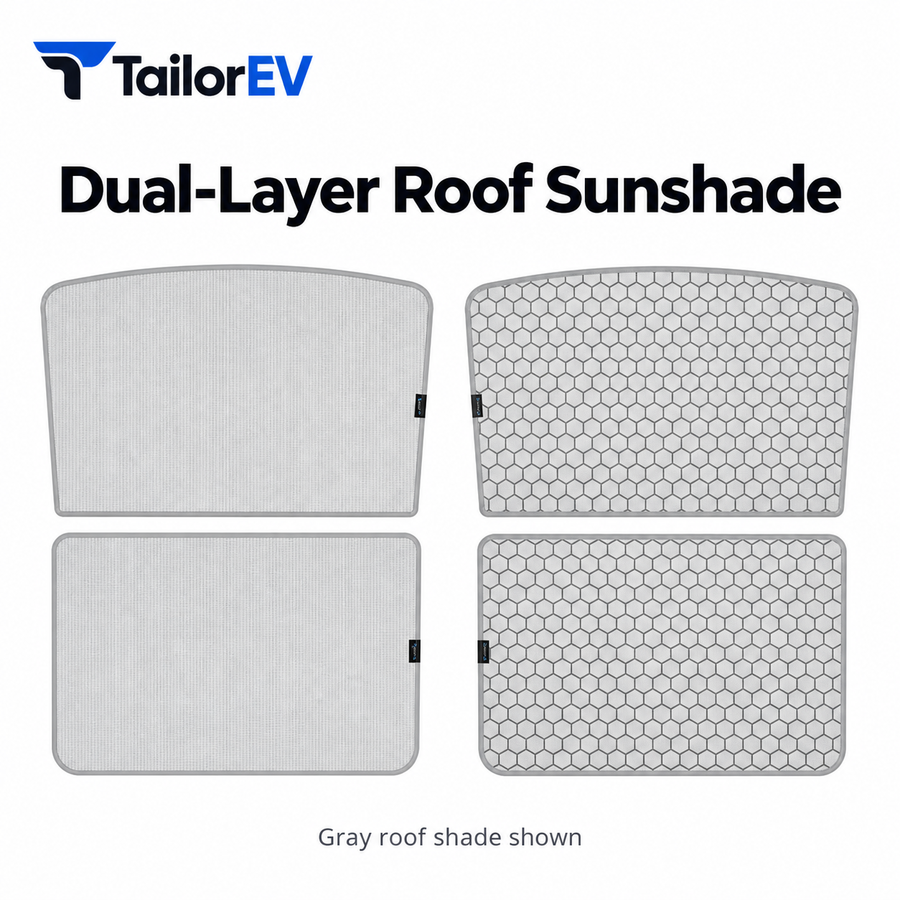 Tesla Model Y / Model Y L / Model 3 Panoramic Roof Sunshade Kit