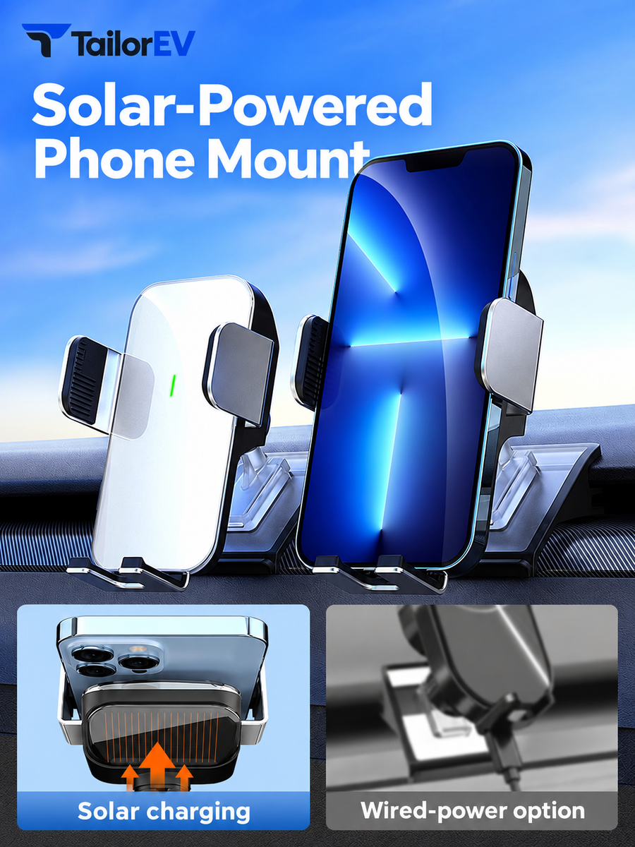Tesla Solar Auto-Clamp Phone Mount
