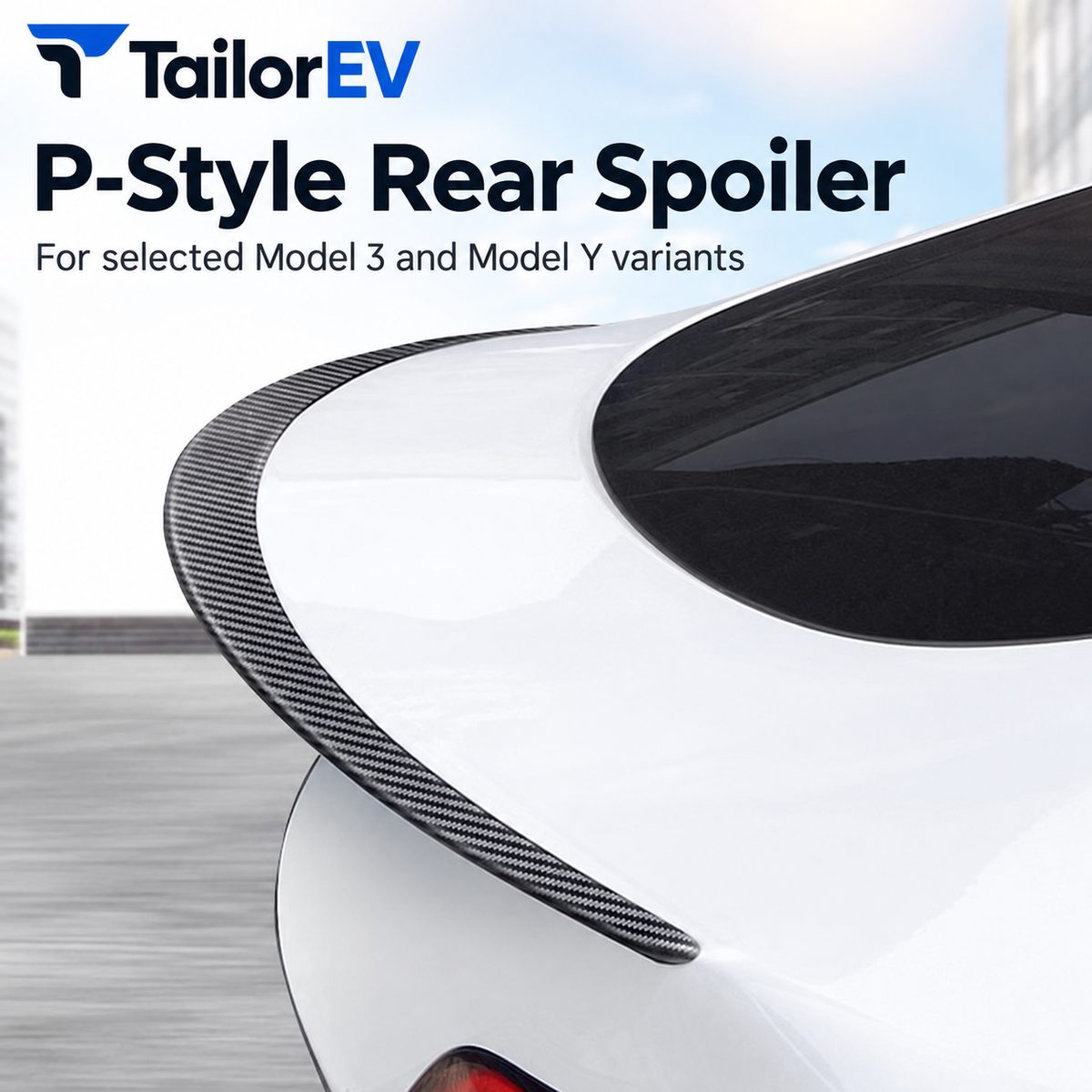 Tesla Model Y / Model 3 ABS Rear Spoiler — photo 2