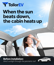Tesla Model Y / Model Y L / Model 3 Panoramic Roof Sunshade Kit