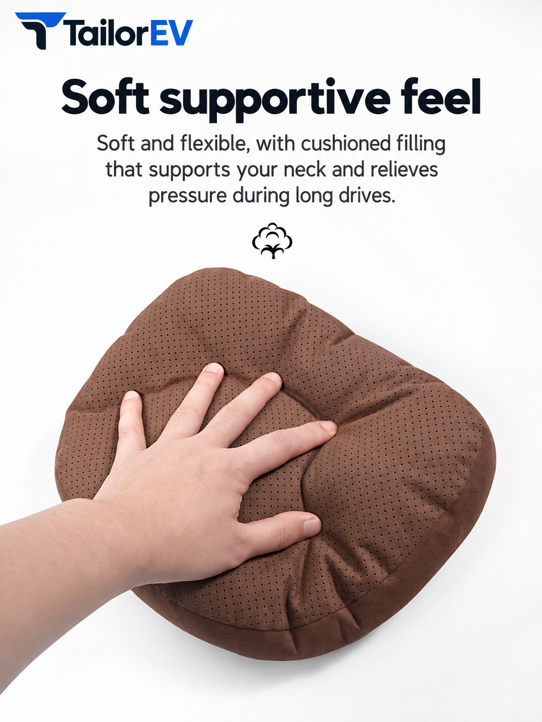Tesla Suede Headrest, Lumbar Cushion & Travel Blanket — photo 36
