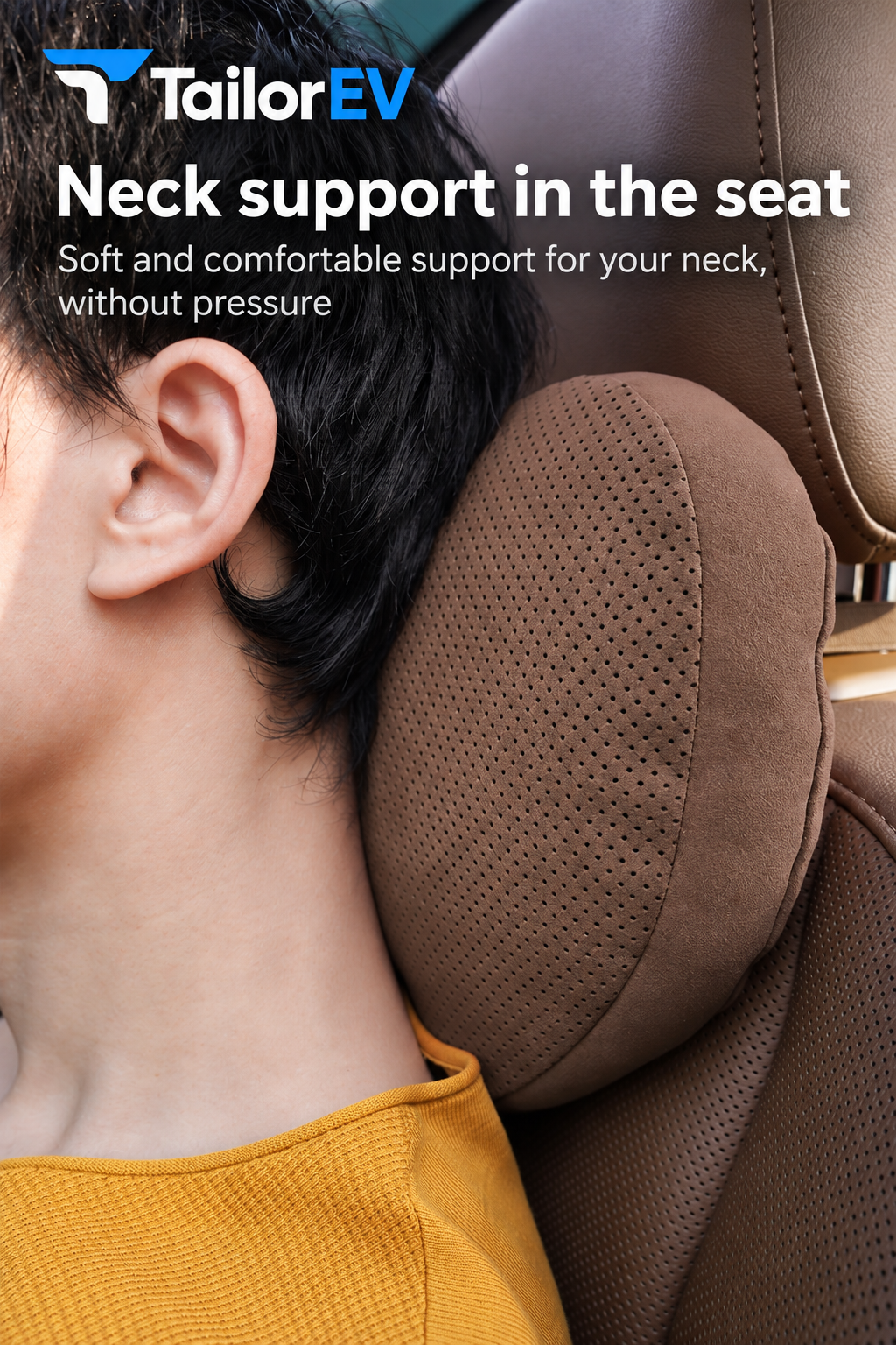 Tesla Suede Headrest, Lumbar Cushion & Travel Blanket — photo 37