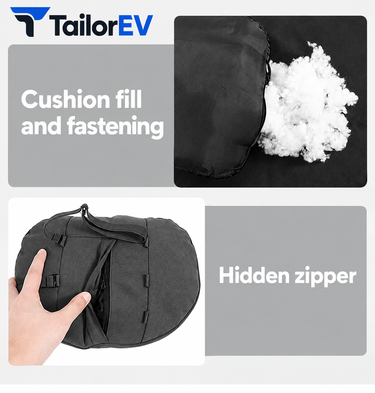 Tesla Suede Headrest, Lumbar Cushion & Travel Blanket — photo 40