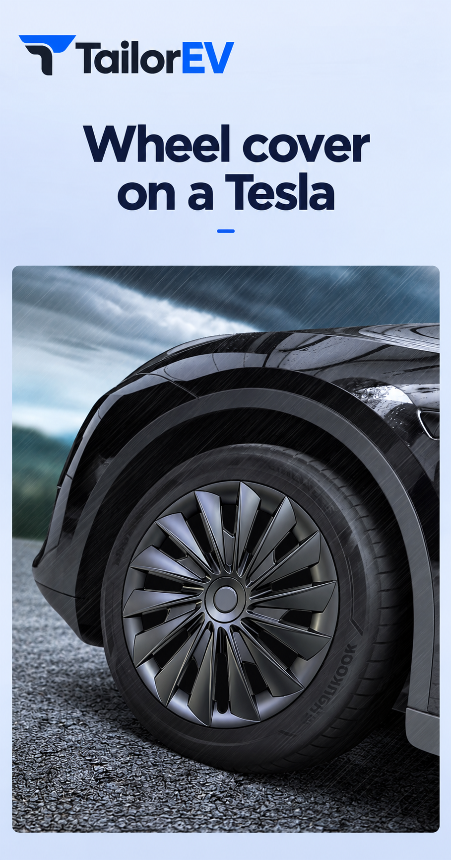 Tesla Model Y & Model 3 Full-Cover Wheel Caps, 4-Pack — photo 26