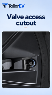 Tesla Model Y & Model 3 Full-Cover Wheel Caps, 4-Pack