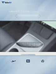 Dibo Rear Seat Hook for Tesla Model 3/Y/Y L English product video with transparent TailorEV branding