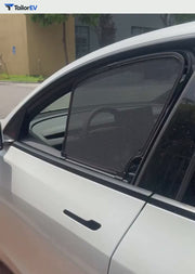 Frameless Mesh Window Sunshades for Tesla Model 3, Y, X & Y L English product video