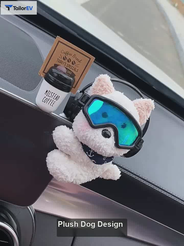 Westie Dashboard Screen Ornament English product video