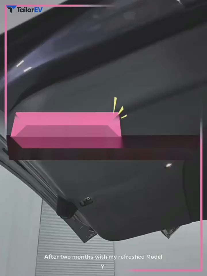 Dibo Tailgate Protector for Tesla Model 3/Y/Y L English product video with transparent TailorEV branding
