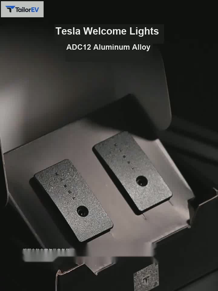 Tesla LED Door Welcome Puddle Lights English product video