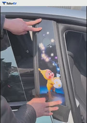 Star Character B-Pillar Decals for Tesla Model 3 & Model Y English product video