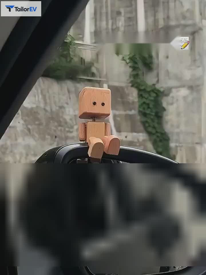 Swinging Wooden Car Diffuser Ornament English product video