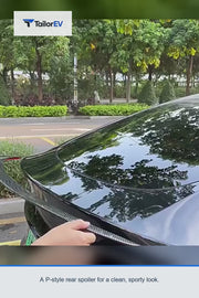TailorEV Tesla Model Y / Model 3 ABS Rear Spoiler product video (v4)