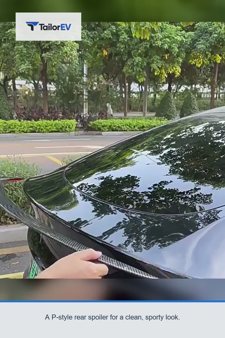 TailorEV Tesla Model Y / Model 3 ABS Rear Spoiler product video (v4)