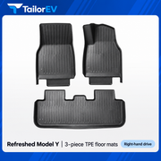 Tesla Right-Hand-Drive TPE Floor & Cargo Mats