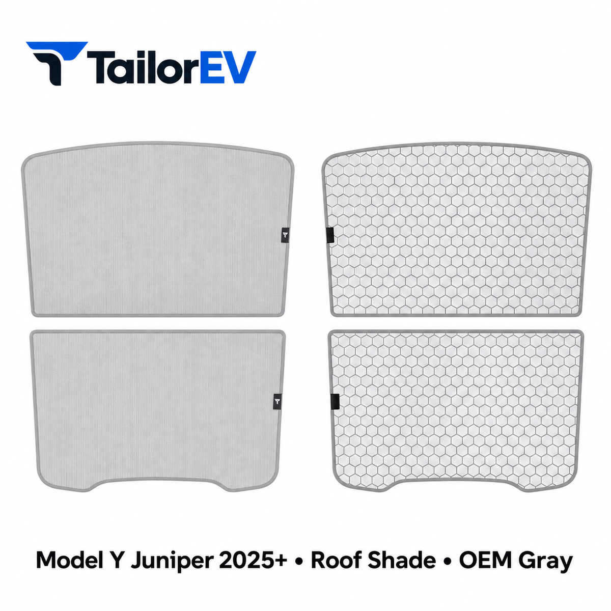 Tesla Model Y / Model Y L / Model 3 Panoramic Roof Sunshade Kit — photo 3