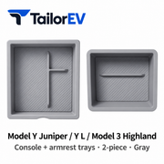 Tesla Model Y / Model Y L / Model 3 Center Console Organizer & Tray Bundles